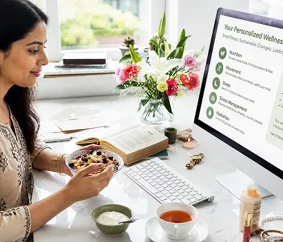 Create a personalized
wellness roadmap